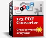 1-2-3PDFConverter 4.1 - Phần mềm chuyển đổi PDF chuyên nghiệp
