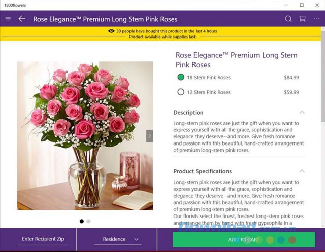 Thông tin chi tiết từng sản phẩm