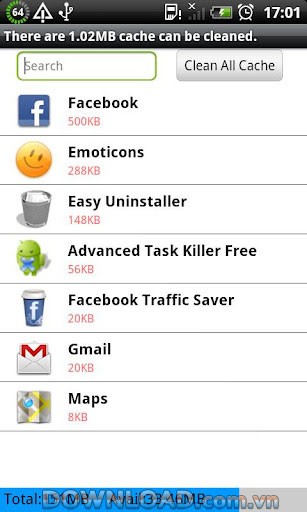 1-Tap Clean Cache For Android