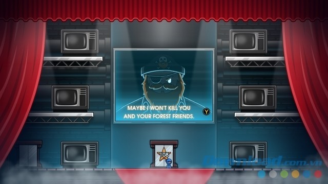 Hình ảnh vị thuyền trưởng trong game hành động 10 Second Ninja X cho máy tính