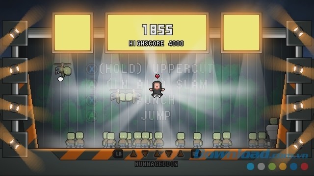 Cố gắng giành số điểm cao nhất khi chơi game hành động 10 Second Ninja X cho máy tính