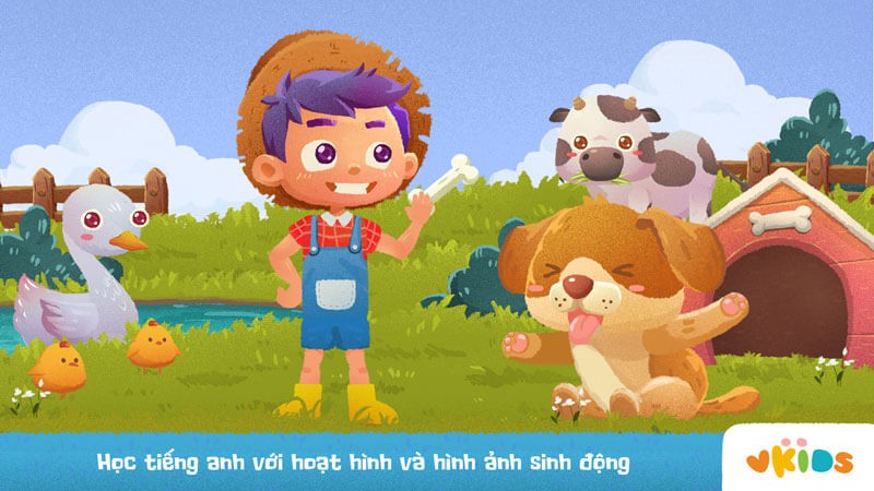 Học Tiếng Anh với nhiều chủ đề hoạt hình và hình ảnh sinh động