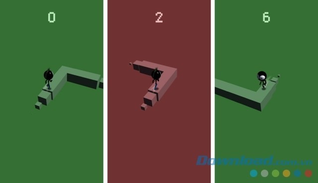 Cố gắng rẽ ngoặt sao cho thật chuẩn xác trong game chạy vô tận 100 Turns cho máy tính