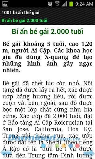 1001 bí ẩn của thế giới for Android