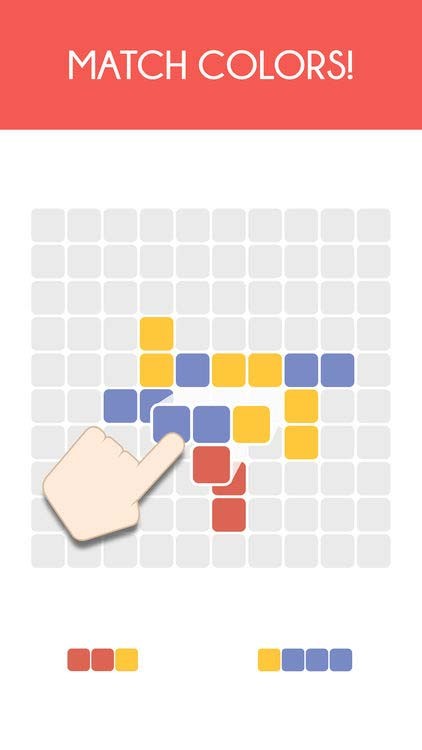 Ghép các khối có cùng màu với nhau để kiếm điểm