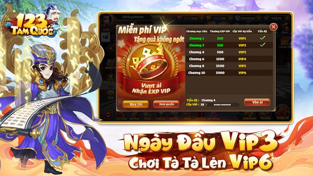 Ngày Đầu VIP 3 - Chơi Tà Tà Lên VIP 6