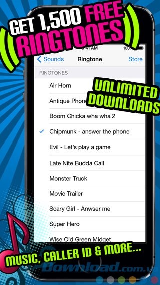Nhạc chuông miễn phí cho iPhone/iPad