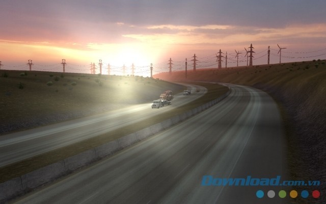 Đồ họa tuyệt đẹp của 18 Wheels of Steel: American Long Haul