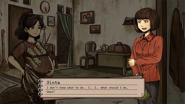 Bạn vào vai Dewi, một phụ nữ mang thai làm công việc gác trạm thu phí