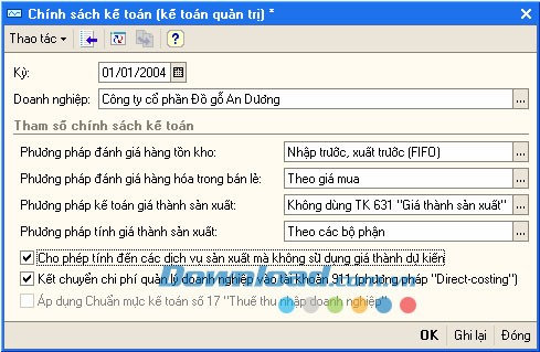 1C:KẾ TOÁN 8