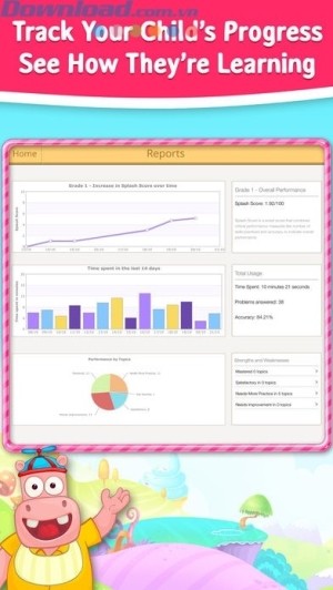 Theo dõi quá trình tiến bộ của bé