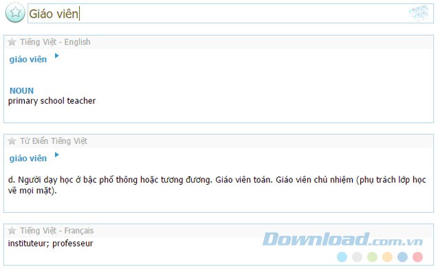 Tra từ điển 1TuDien