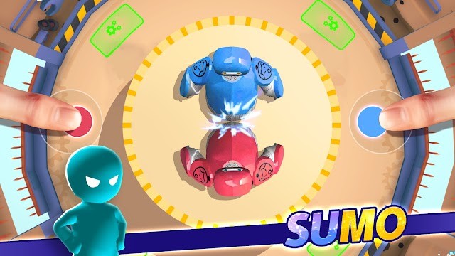 Hạ gục đối thủ trong trận đấu vật