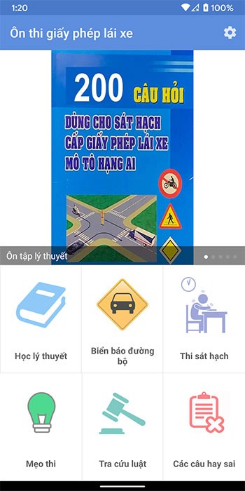 200 Câu ôn thi bằng lái xe A1