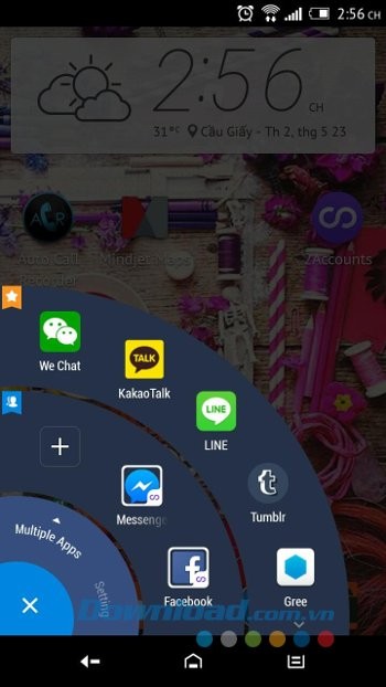 Giao diện 2Accounts