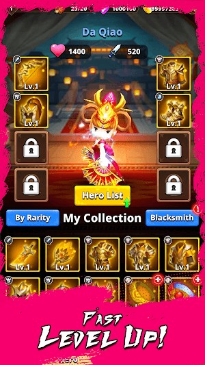 Lên cấp cực nhanh