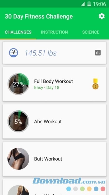 Giáo trình tập luyện 30 ngày khoa học