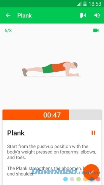 Động tác Plank tập cơ bụng