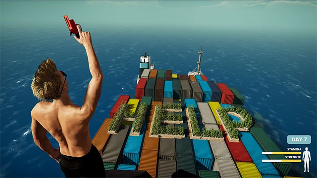 30 Days Adrift thử thách người chơi 30 ngày sinh tồn một mình trên tàu container