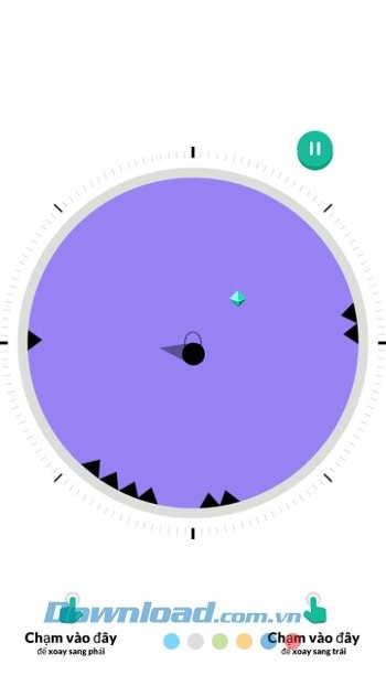 Giao diện màn chơi game 360 Degree