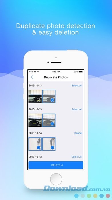 Giải phóng bộ nhớ thiết bị