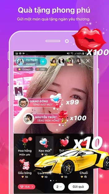 Livestream trên điện thoại