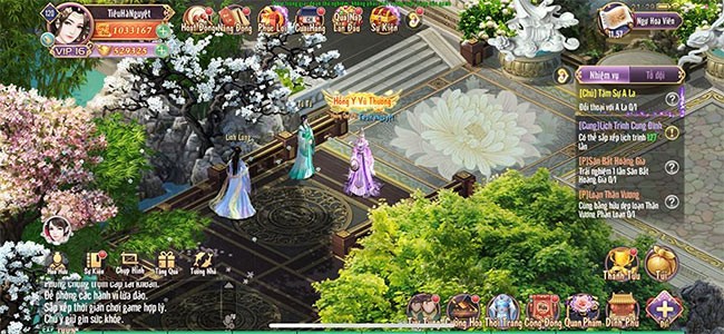Đồ hoạ cực đẹp của game 360mobi Cung Đình Kế