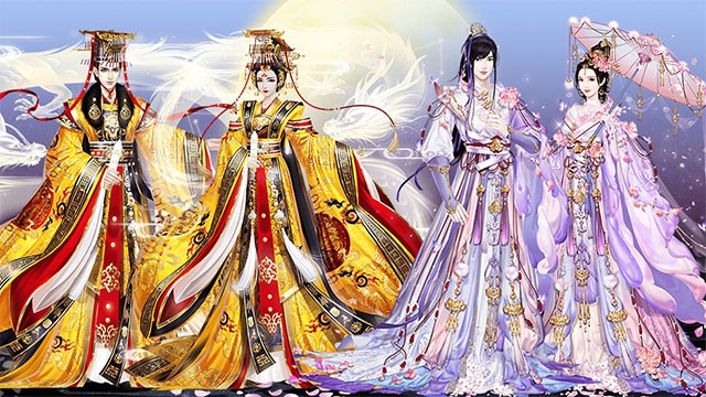 Trang phục mỹ nhân hoành tráng