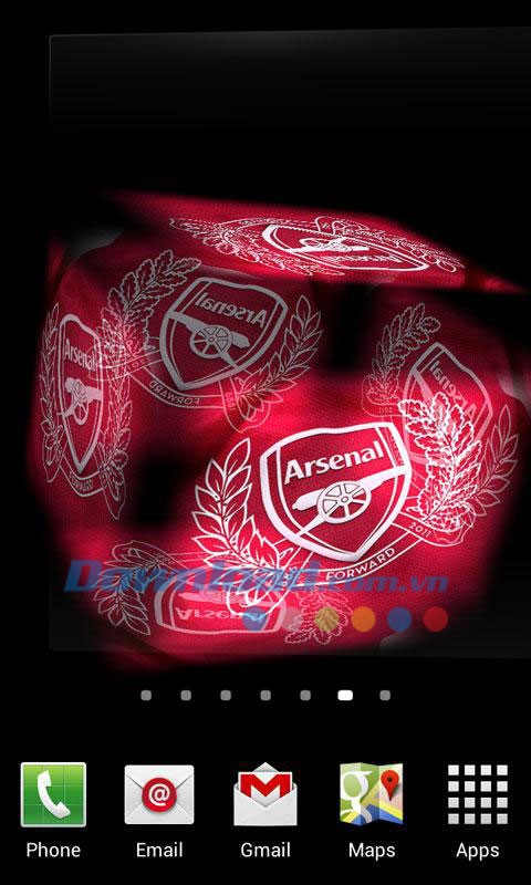 3D Arsenal Live Wallpaper for Android