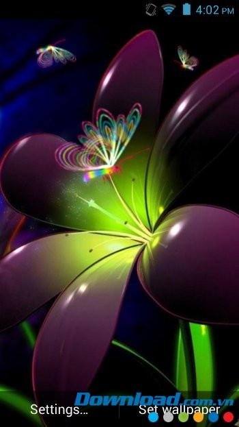 3D Butterfly Live Wallpaper hình nền tuyệt đẹp cho android