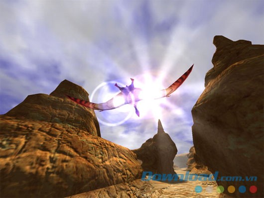 3D Canyon Flight Screensaver