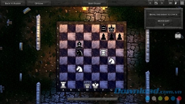 Thay đổi góc nhìn theo ý muốn trong game cờ vua mới 3D Chess cho máy tính, Mac và Linux