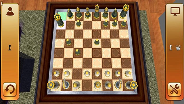 Chơi game 3D Chess Challenge cùng bạn bè trên 1 màn hình hoặc với AI
