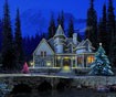 3D Christmas Cottage Screensaver - Hình nền Giáng sinh đẹp