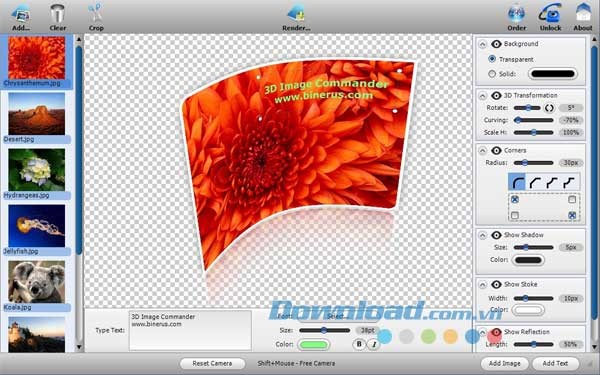 3D Image Commander for Mac