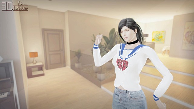 Thiết kế bạn gái ảo 3D và tương tác cùng cô ấy trong 3D Lover game