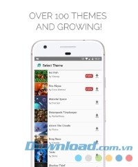 3D Parallax Background cho Android có hơn 100 theme