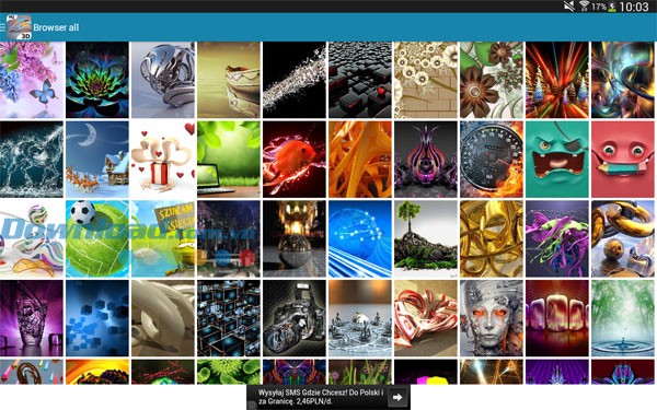 3D Wallpapers cho Android
