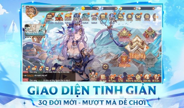 Giao diện tinh giản, 3Q đời mới, mượt mà dễ chơi