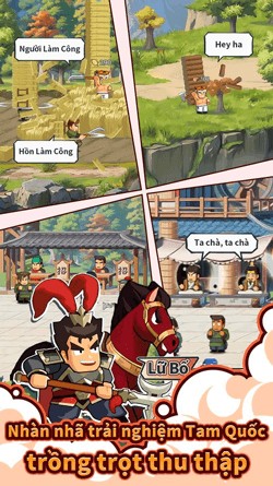 Trải nghiệm Tam Quốc trồng trọt thu thập