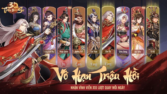 Vô hạn triệu hồi - Nhận vĩnh viễn X10 lượt quay mỗi ngày