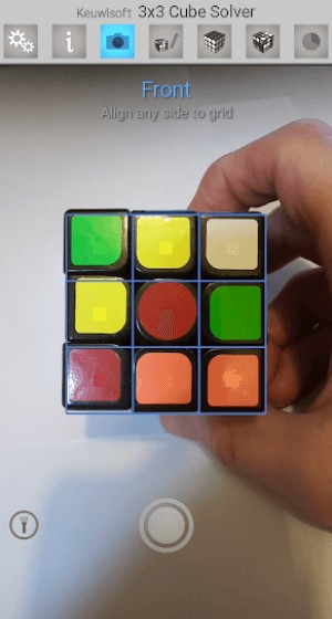 Quét các mặt của rubik