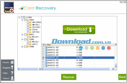 4Card Recovery