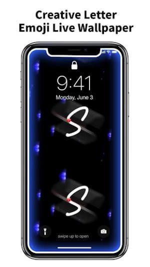 Tạo hình nền động emoji chữ cái