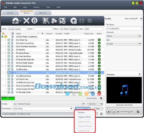 4Media Audio Converter Pro