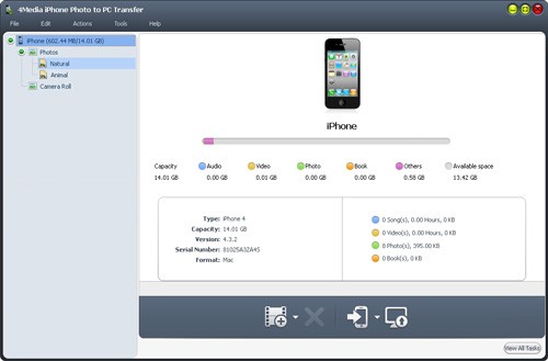 4Media iPhone Photo to PC Transfer