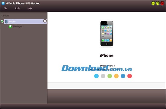 4Media iPhone SMS Backup