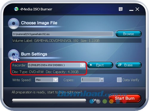 4Media ISO Burner