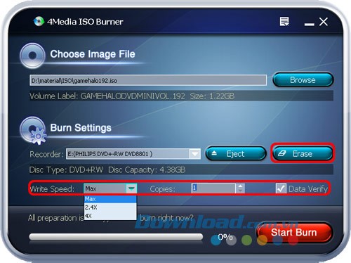 4Media ISO Burner