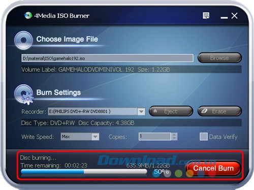 4Media ISO Burner